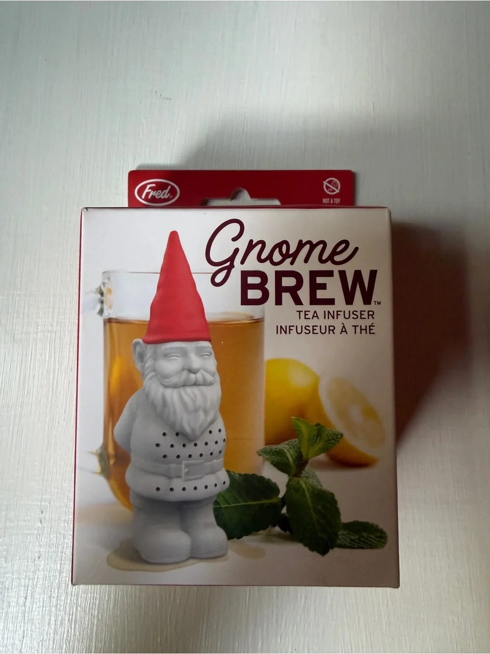 NIB FRED Brand Gnome Brew - Silicone Loose Leaf Tea Infuser 🎁